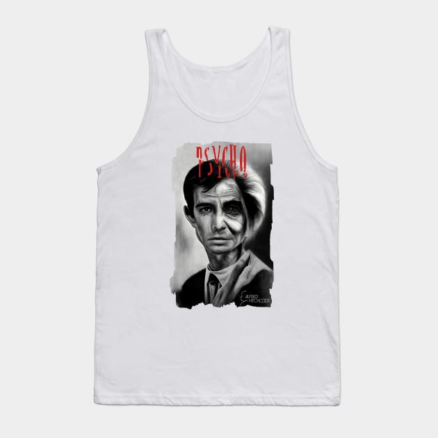 Norman Bates and Mother | Alfred Hitchcock Psycho Movie Tank Top by TMBTM